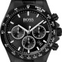 HUGO BOSS Hero 1513754 Ανδρικό Ρολόι Χρονογράφος Μαύρο Ατσάλι