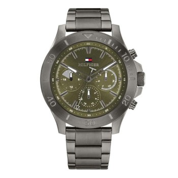 TOMMY HILFIGER Bryan 1792115 Ανδρικό Ρολόι Γκρι Καντράν Ατσάλι
