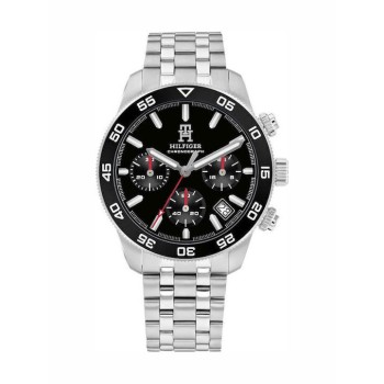 TOMMY HILFIGER TH85 Sport 1792156 Ανδρικό Ρολόι Χρονογράφος Μαύρο Ατσάλι