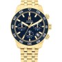 TOMMY HILFIGER TH85 1792158 Ανδρικό Ρολόι Χρονογράφος Μπλε Χρυσό
