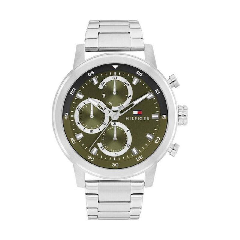 TOMMY HILFIGER Rocky 1792180 Ανδρικό Ρολόι Πράσινο Καντράν Ατσάλι