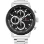 TOMMY HILFIGER Rocky 1792181 Ανδρικό Ρολόι Χρονογράφος Μαύρο Ατσάλι