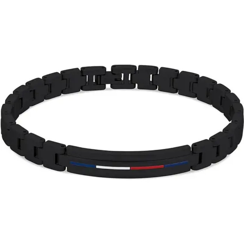 TOMMY HILFIGER 2790312 Ανδρικό Βραχιόλι Μαύρο Ατσάλι