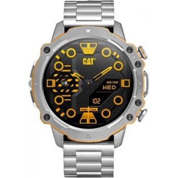 CAT E114011100 Ανδρικό Smartwatch Rugged Premium Μαύρο