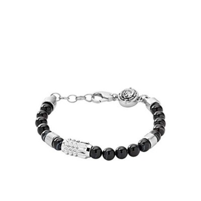 Diesel DX0847040 Ανδρικό Βραχιόλι Beads Agate