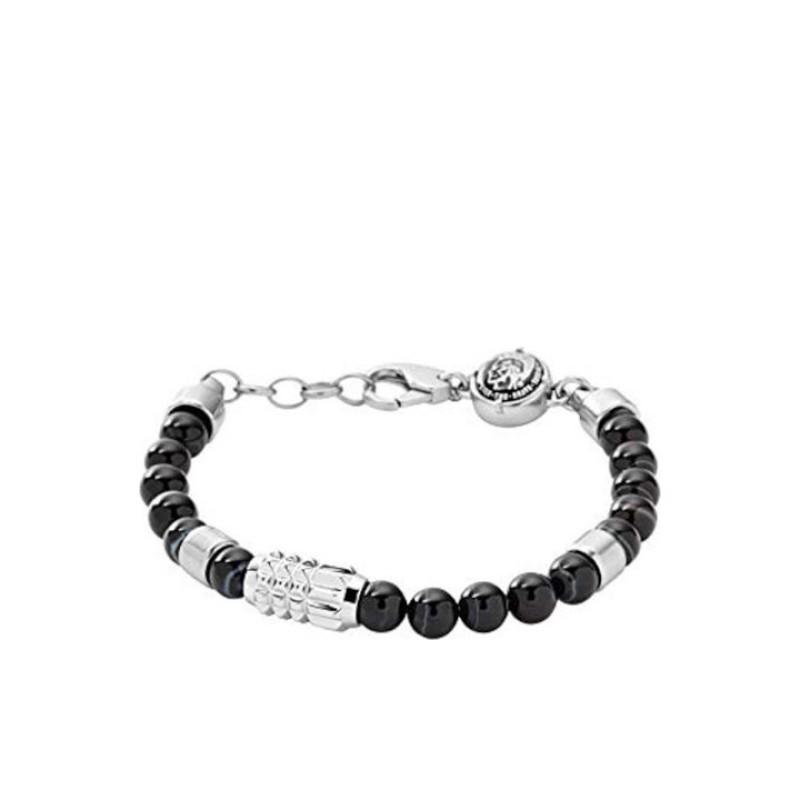 Diesel DX0847040 Ανδρικό Βραχιόλι Beads Agate
