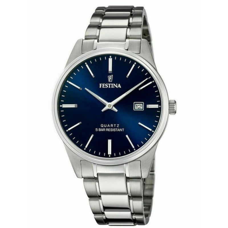 FESTINA Classic F20511/3 Ανδρικό Ρολόι Ατσάλινο Μπρασελέ