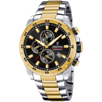 FESTINA Chrono Sport F20562/4 Ανδρικό Ρολόι Χρονογράφος Μαύρο
