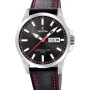 FESTINA F20358/4 Ανδρικό Ρολόι 40mm Μαύρο Δερμάτινο Λουράκι