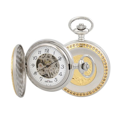 INΩRA Quartz Gold Metal Pocket Watch PI123