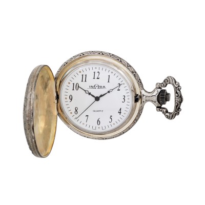INΩRA Quartz Gold Metal Pocket Watch PI123