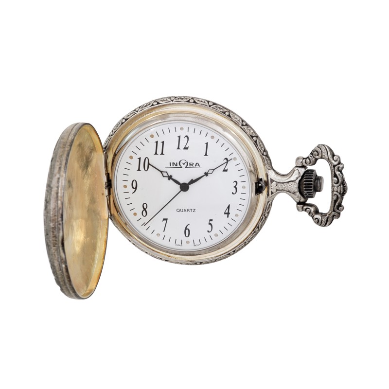 INΩRA Quartz Gold Metal Pocket Watch PI123