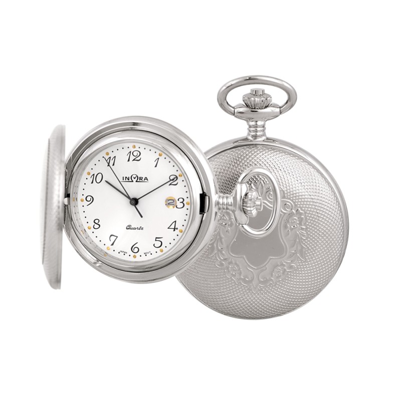 INΩRA Quartz Gold Metal Pocket Watch PI123