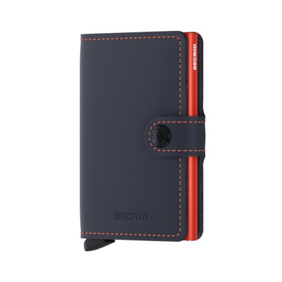 Πορτοφόλι Secrid Miniwallet Matte Nightblue & Orange