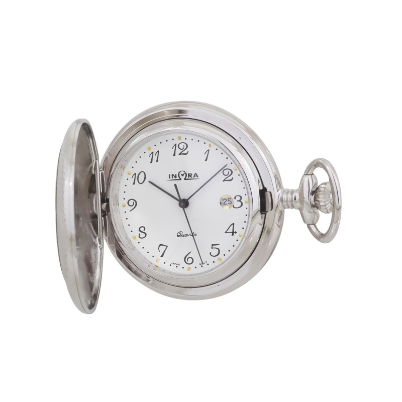 INΩRA Quartz Gold Metal Pocket Watch PI123