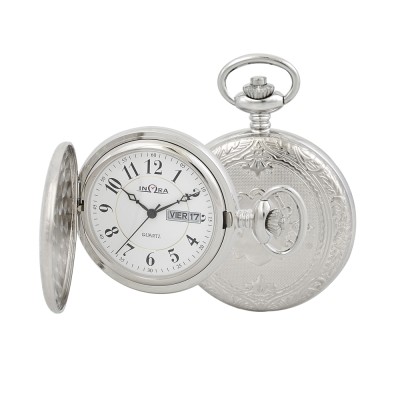 INΩRA Quartz Gold Metal Pocket Watch PI123