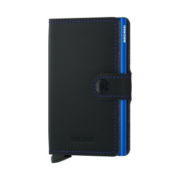 Πορτοφόλι Secrid Miniwallet Matte Black & Blue