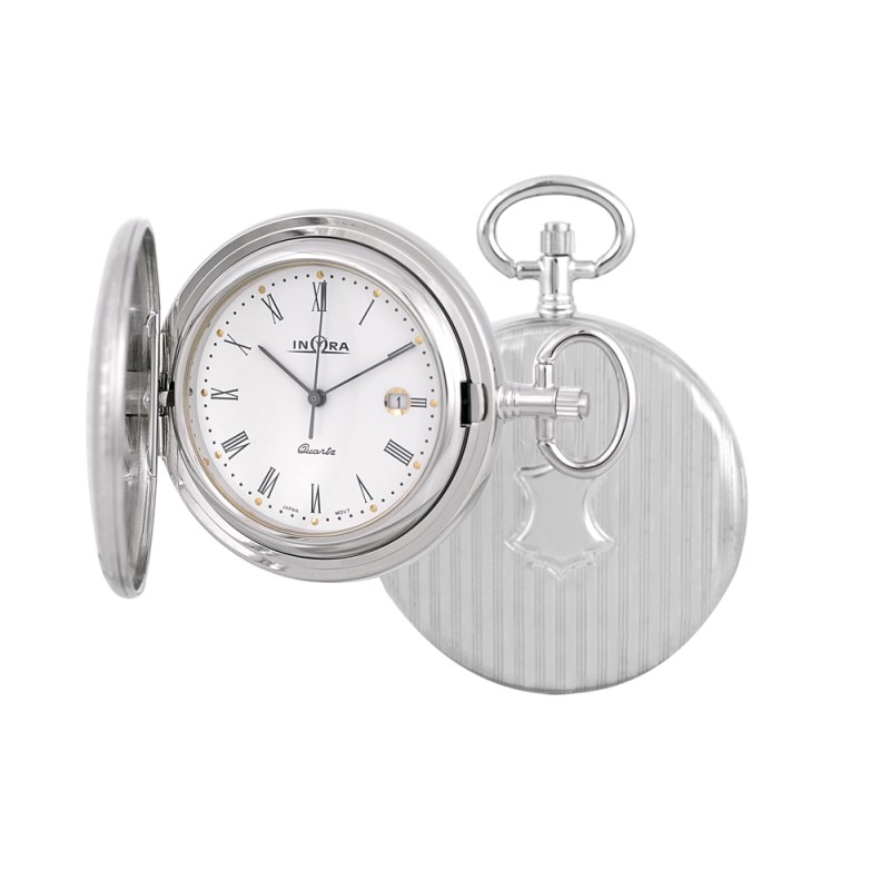 INΩRA Quartz Gold Metal Pocket Watch PI123