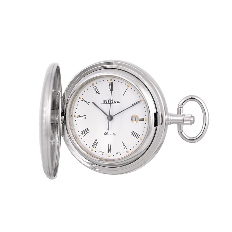 INΩRA Quartz Gold Metal Pocket Watch PI123