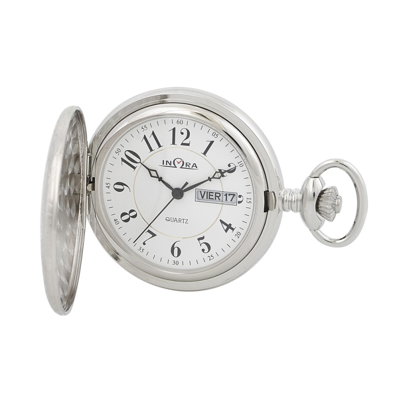 INΩRA Quartz Gold Metal Pocket Watch PI123