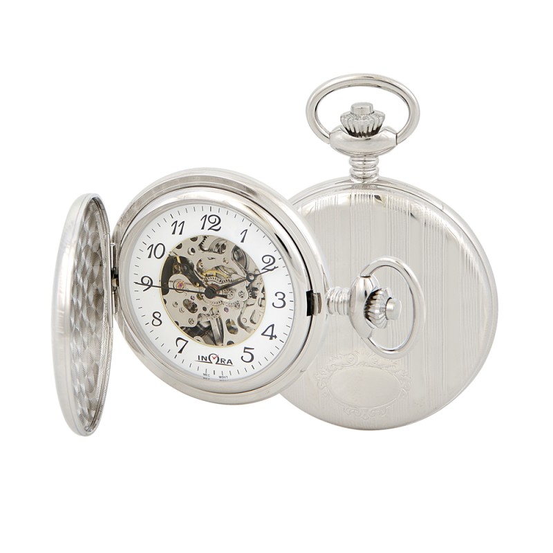 INΩRA Quartz Gold Metal Pocket Watch PI123