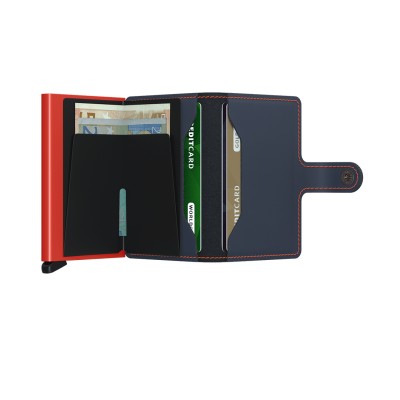 Πορτοφόλι Secrid Miniwallet Matte Nightblue & Orange