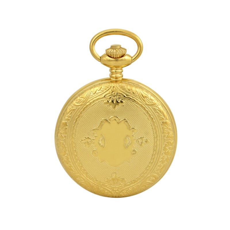 INΩRA Quartz Gold Metal Pocket Watch PI123