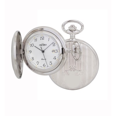 INΩRA Quartz Gold Metal Pocket Watch PI123