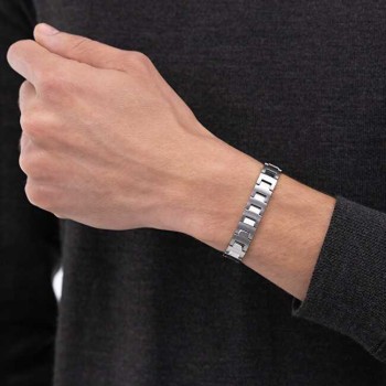 HUGO BOSS 1580751 Ανδρικό Βραχιόλι Ατσάλι Ασημί
