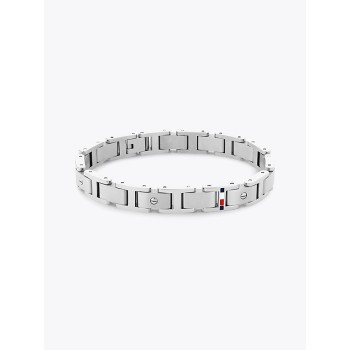 TOMMY HILFIGER Screws 2790393 Ανδρικό Βραχιόλι Ατσάλι Ασημί
