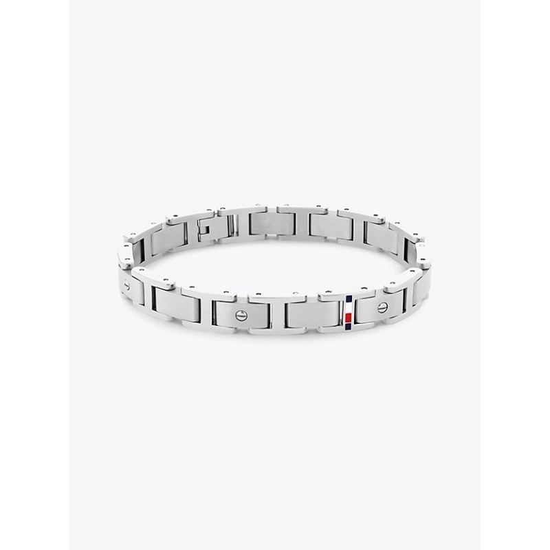 TOMMY HILFIGER Screws 2790393 Ανδρικό Βραχιόλι Ατσάλι Ασημί