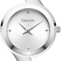 BREEZE Celestia 612631.1 Γυναικείο Ρολόι Χρυσό Δερμάτινο Λουράκι Λευκό Καντράν