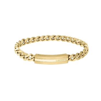 Lacoste 2040092 Ανδρικό Βραχιόλι Gold-Tone Ατσάλι