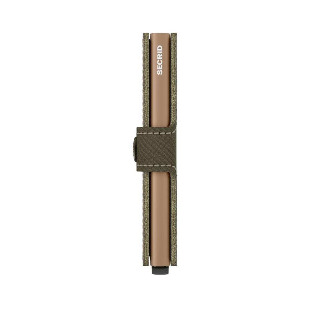Πορτοφόλι Secrid Miniwallet Saffiano Olive