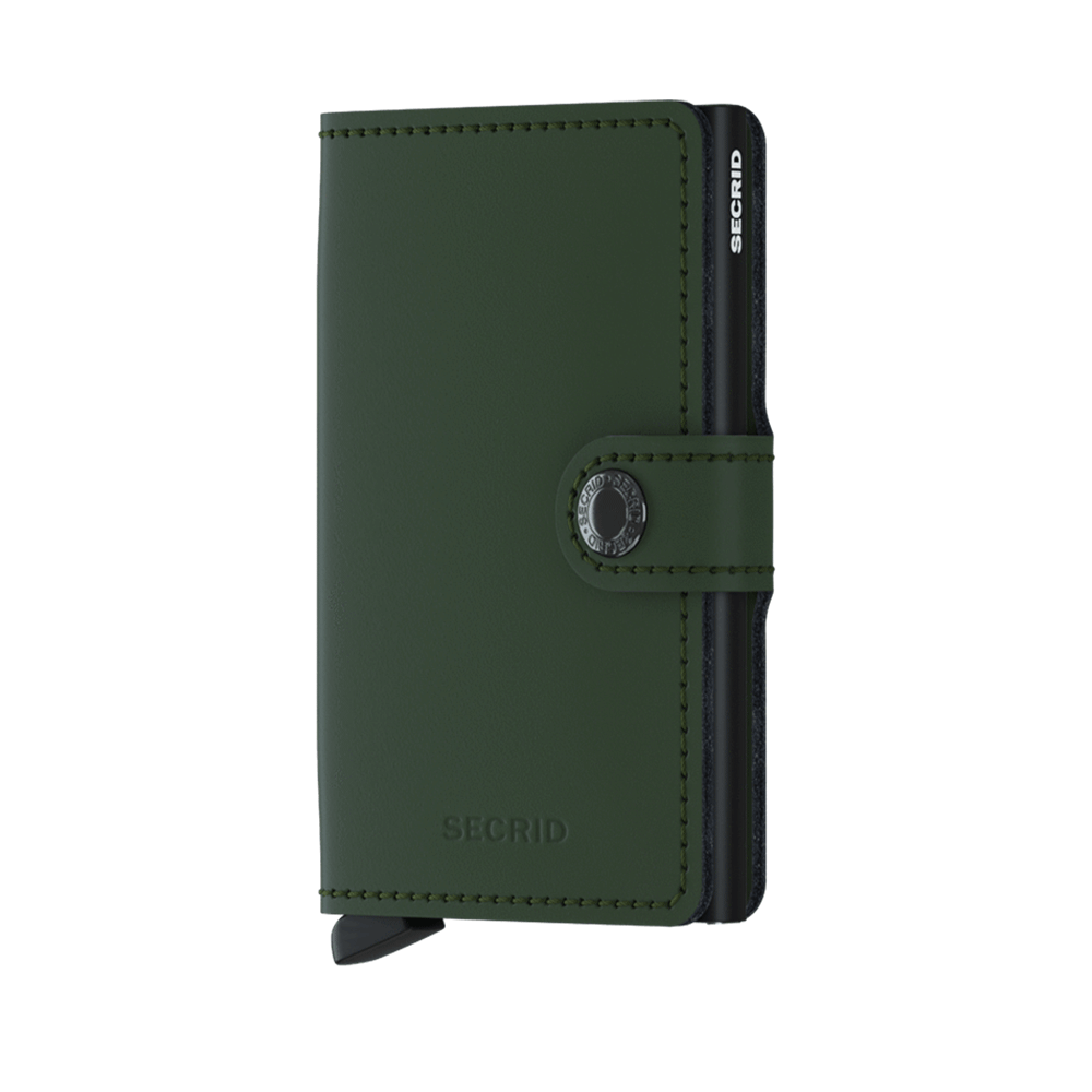 Πορτοφόλι Secrid Miniwallet Matte Green - Black