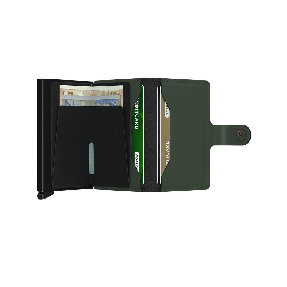 Πορτοφόλι Secrid Miniwallet Matte Green - Black