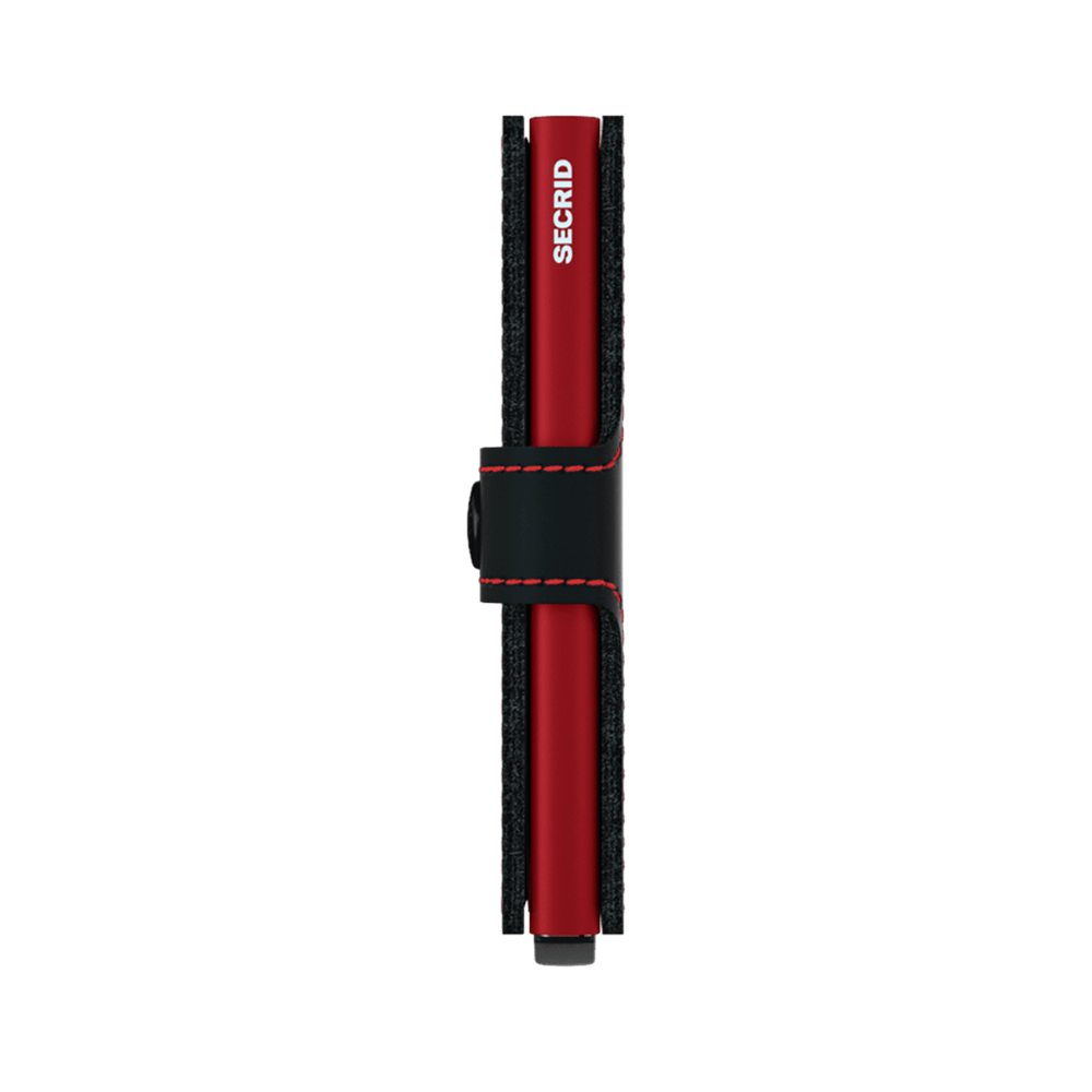 Πορτοφόλι Secrid Miniwallet Matte Black & Red