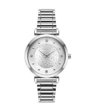 Γυναικείο ρολόι VOGUE Bind 610281 Γυναικείο ρολόι Vogue με ασημί χρώμα καντράν και ασημί χρώμα μπρασελέ.
