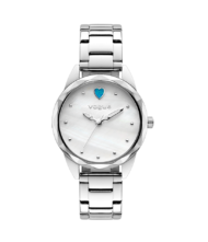 Γυναικείο ρολόι VOGUE της σειράς Cuore με κωδικό 610481, από ανοξείδωτο ατσάλι φτιαγμένη η κάσα του, όπως και το μπρασελέ του.