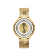 Γυναικείο ρολόι VOGUE της σειράς Cannes με κωδικό 610742, από ανοξείδωτο ατσάλι φτιαγμένη η κάσα του, όπως και το μπρασελέ του.