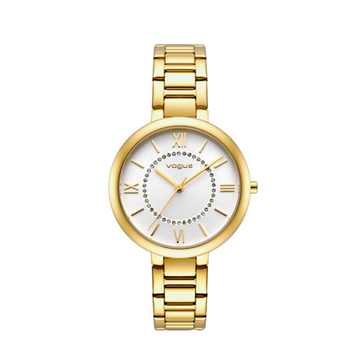 Γυναικείο ρολόι VOGUE της σειράς Mini Twist με κωδικό 814643, από ανοξείδωτο ατσάλι φτιαγμένη η κάσα του, όπως και το μπρασελέ του.