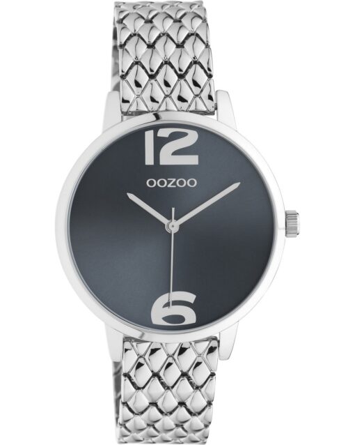 OOZOO Timepieces Ladies 38mm Metallic Bracelet C10921 ρολόι με μαύρο χρώμα καντράν, χρυσό μπρασελέ και κάσα με διάμετρο 38 millimeters.