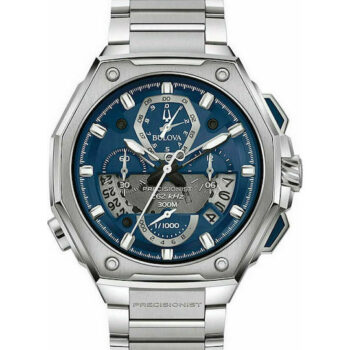 Ανδρικό ρολόι BULOVA Precionist X Special Edition Stainless Steel Chronograph 96B349