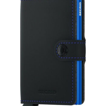 Πορτοφόλι Secrid Miniwallet Matte Black & Blue